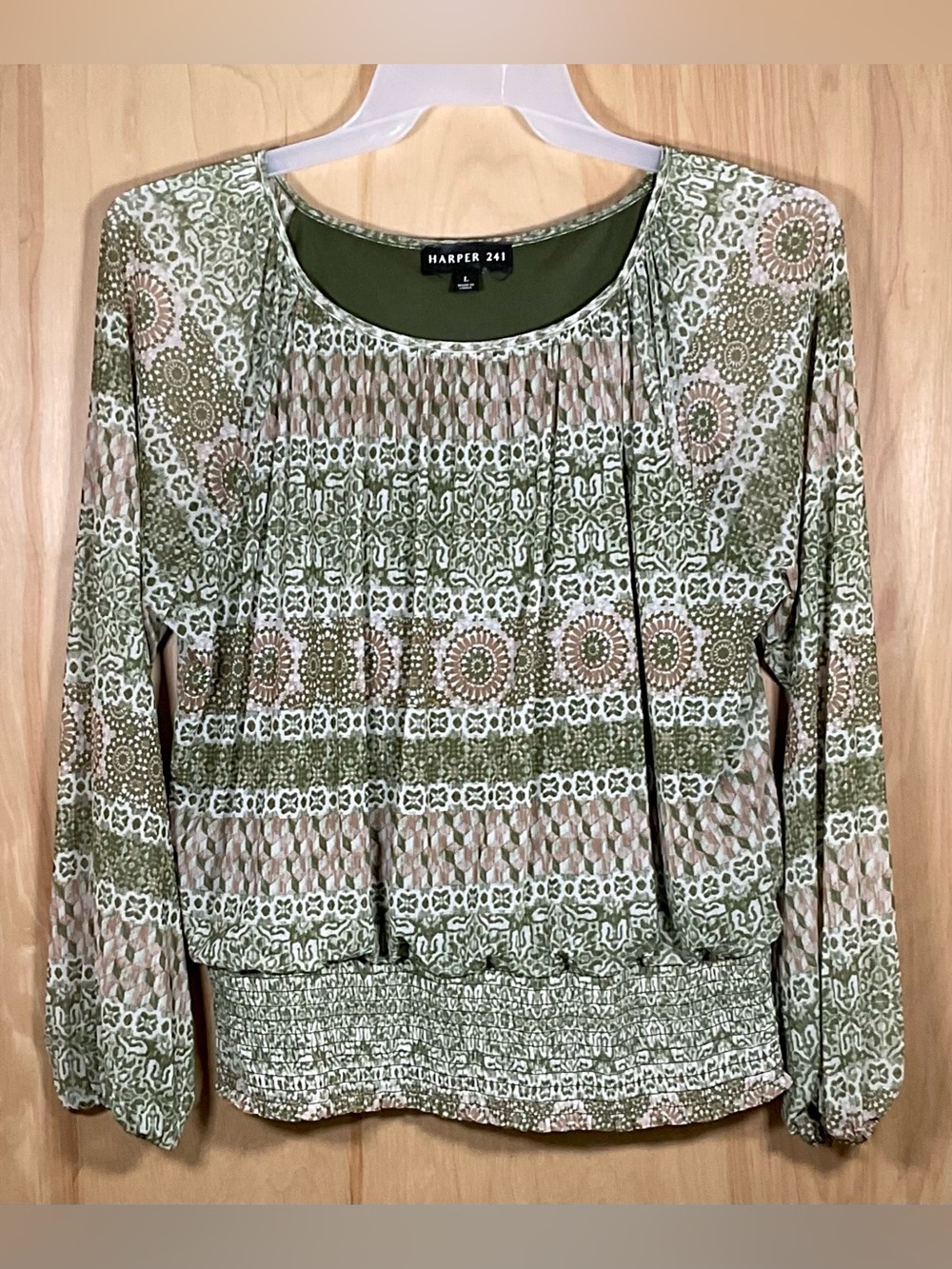 Harper 241 Floral Lined Blouse - EUC